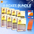 【8 boxes BUNDLE/SAVE BIG】【Customized Bundle/Make Note/Comment】OC DIY Eyelashes Self Adhesive Lash Clusters Pre glued Eyelash Clusters No Glue Needed Lashes Wispy D-curly Cluster Eyelash extensions 8-22mm Individual Lashes